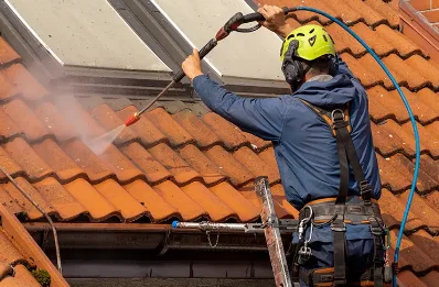 Démoussage et hydrofuge de toiture à Prusy
